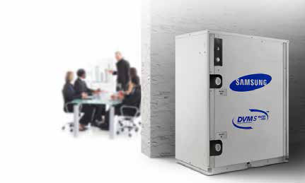 De Samsung DVM vrf water warmtepomp heeft een stille werking