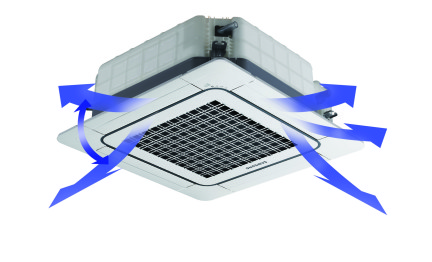 Comfortabele luchtverdeling met een Samsung warmtepomp airco