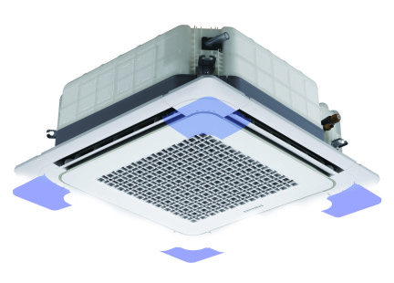 Compacte afmetingen Samsung warmtepomp airco