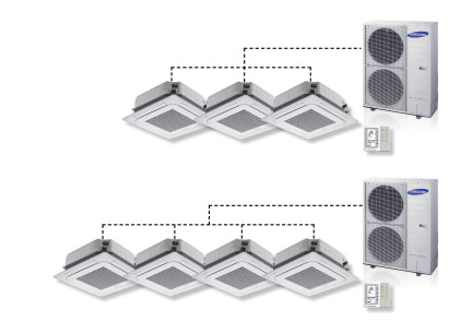 Effectievere luchtverdeling Samsung warmtepomp airco