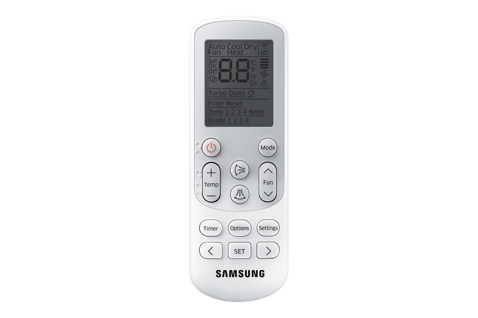 Samsung individuele infrarode bediening voor warmtepompen en airconditioning