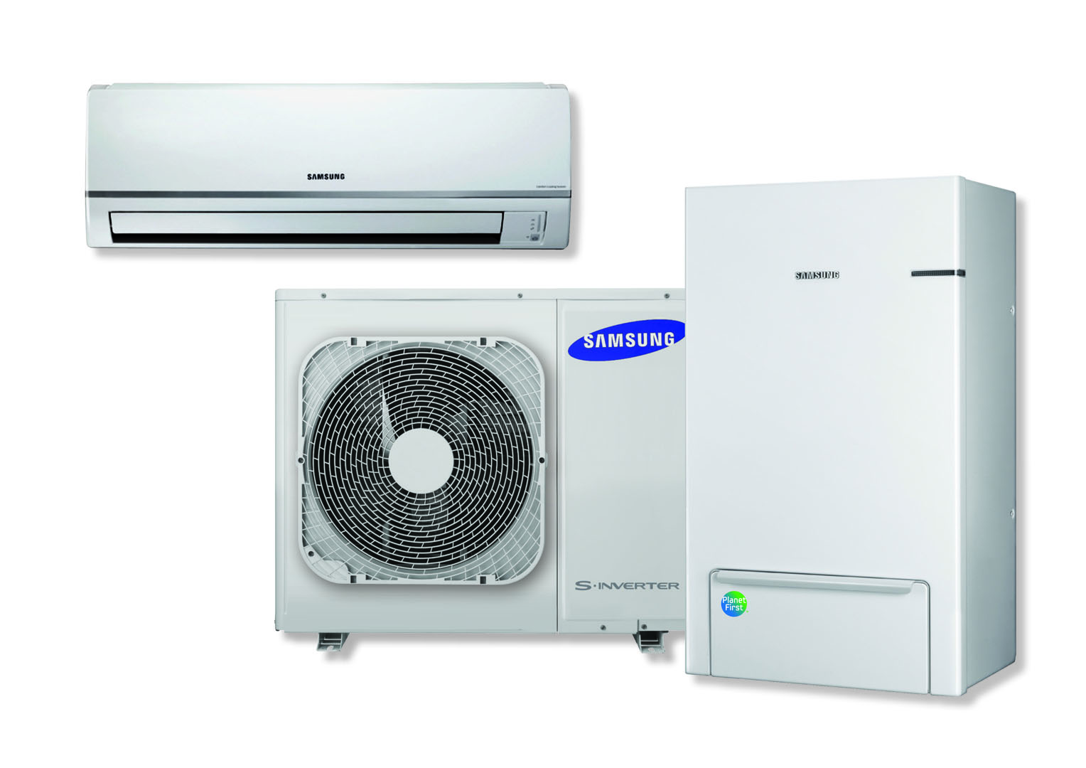 Samsung bivalente warmtepomp voor verwarmen en koelen