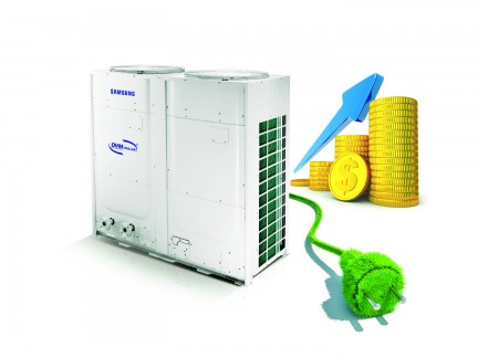 Energie efficiente werking Samsung chiller